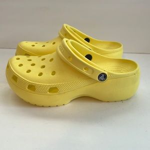 New platform crocs